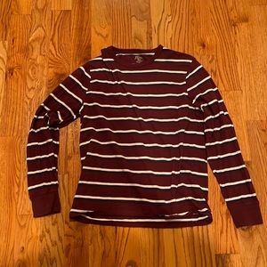J crew Long Sleeve Pocket T shirt L